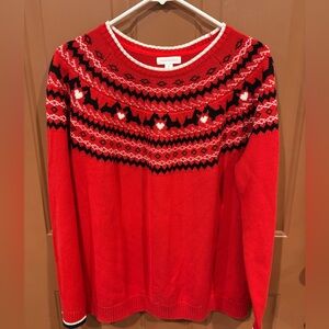 Charter Club Red Knit Sweater size XXL